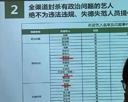 中国再传25劣迹艺人名单  赵薇“政治问题”排首位