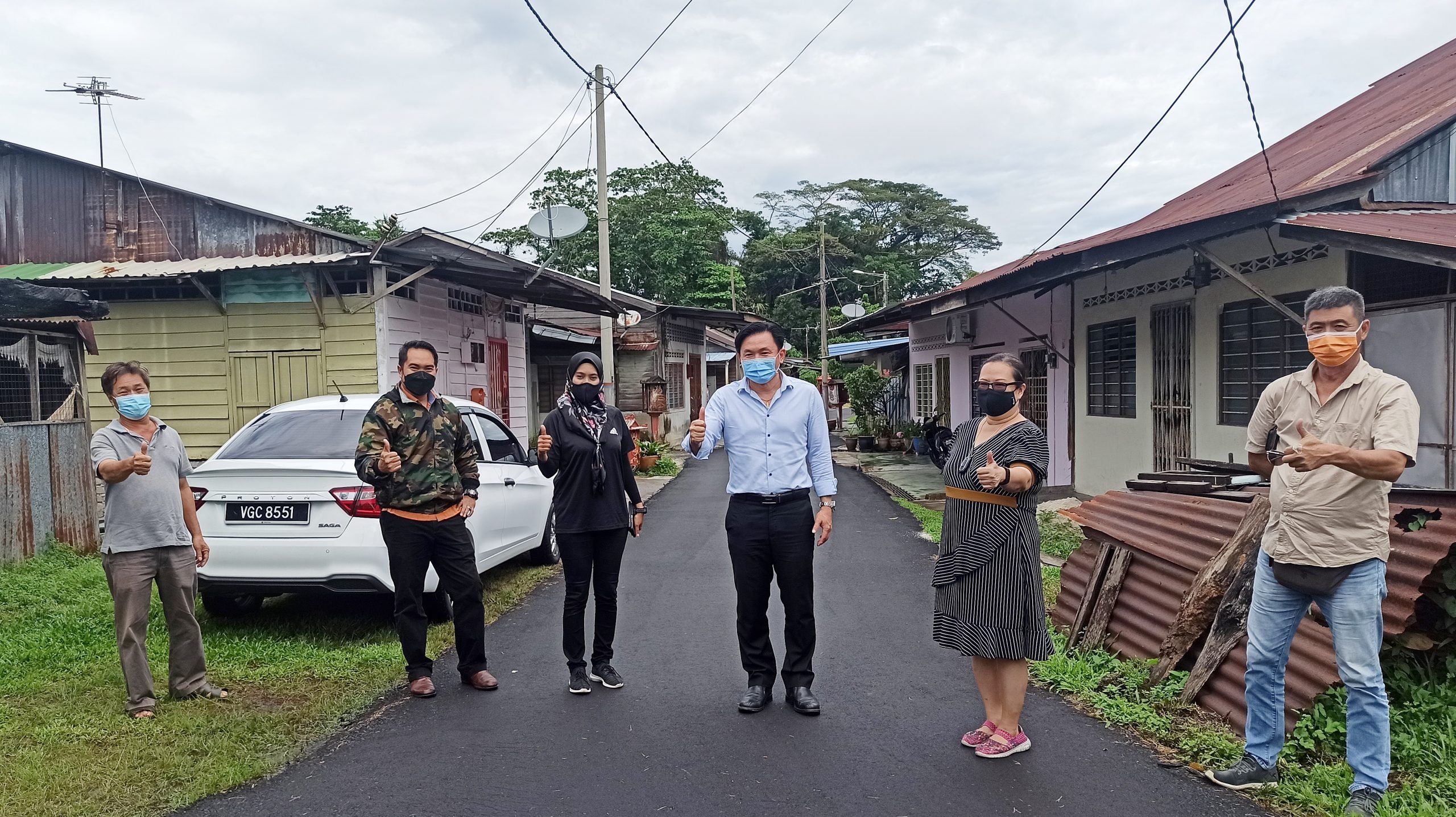 社区动态／端洛州选区获乡村发展部拨100万令吉 提升道路和排水沟