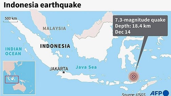 7 3 Magnitude Quake Strikes Off Indonesian Coast Usgs News