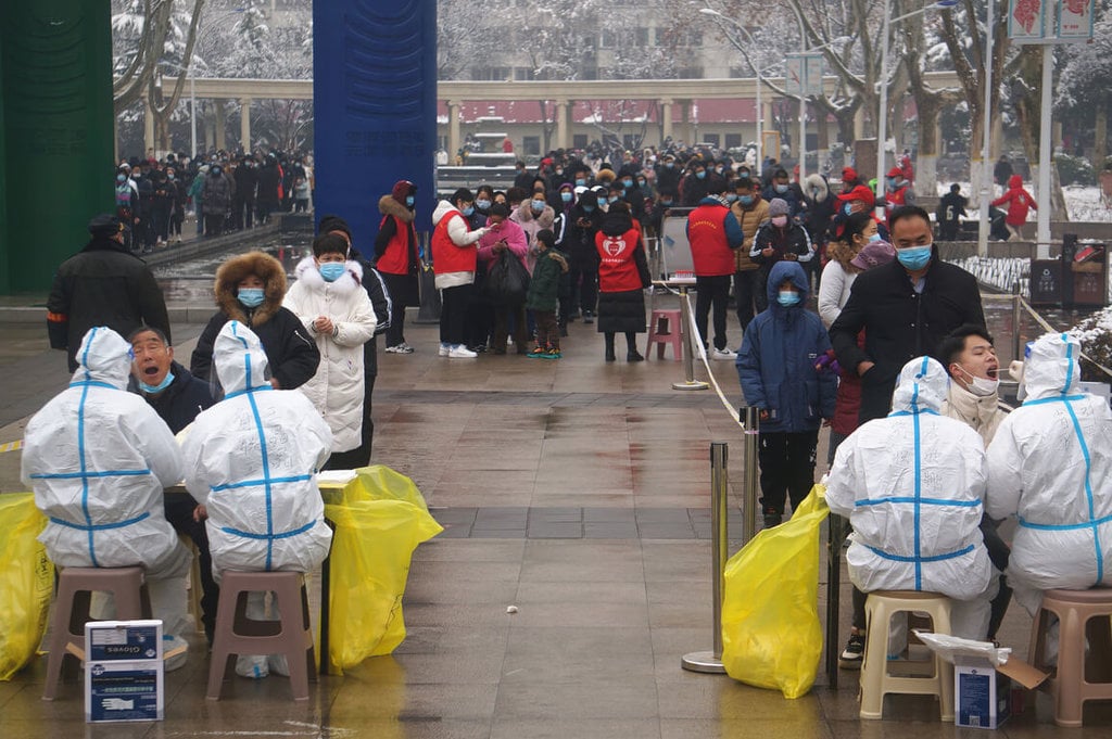 中本土病例回落至不足百宗　郑州6小时完成1260万人检测