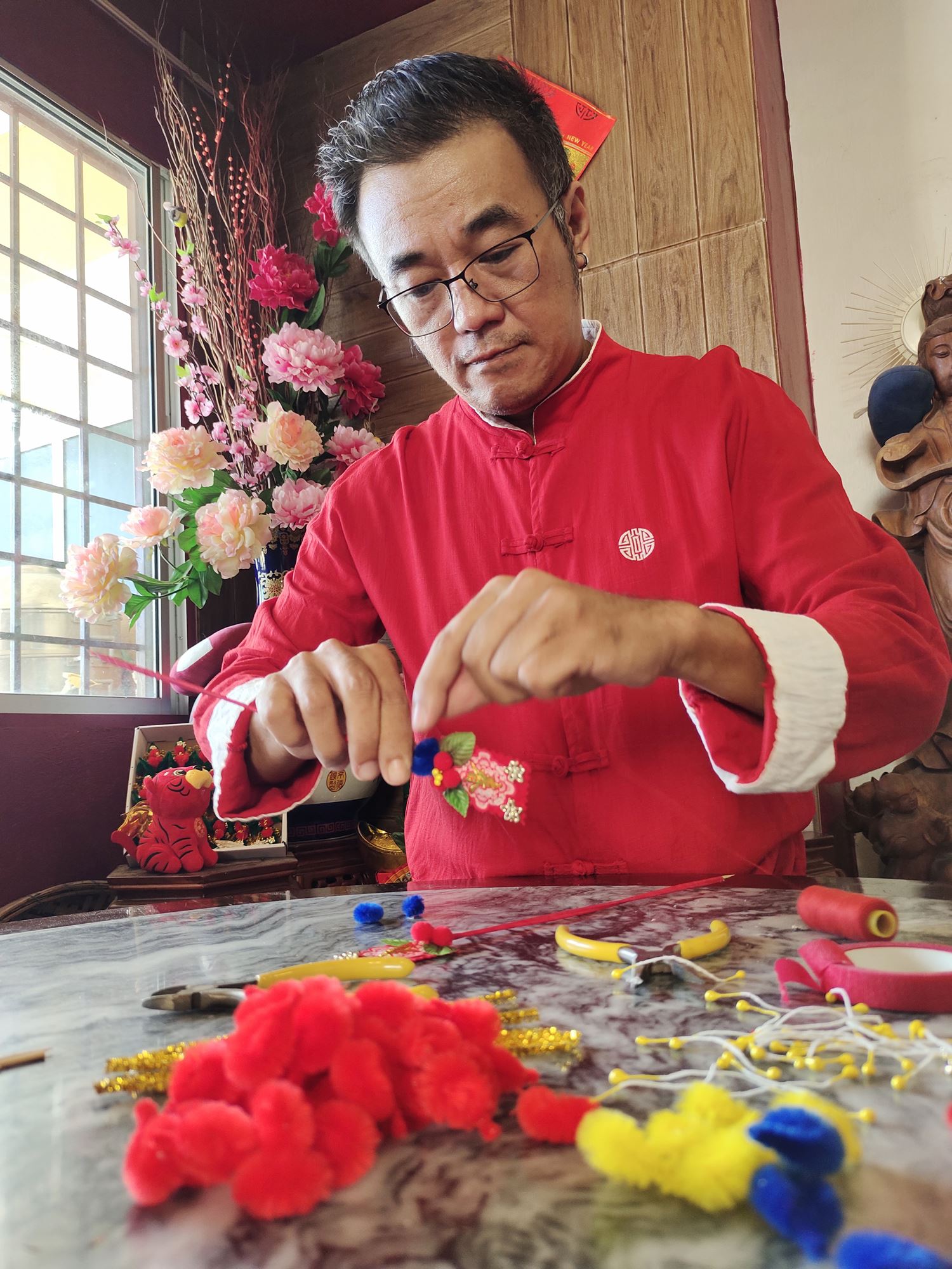 （大北马）农历新年特稿/王舜维制作春仔花、春饭花、炉边花