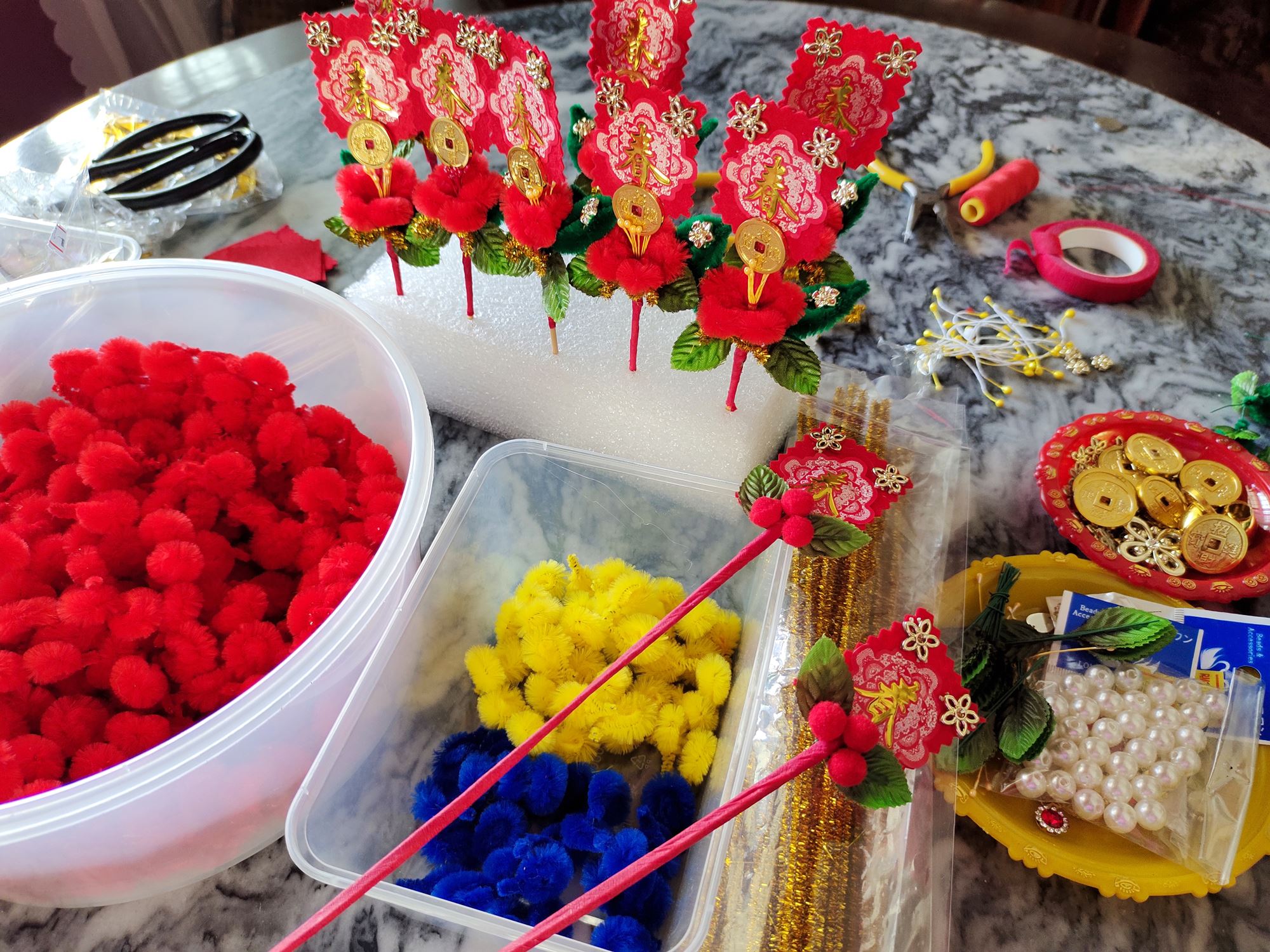 （大北马）农历新年特稿/王舜维制作春仔花、春饭花、炉边花