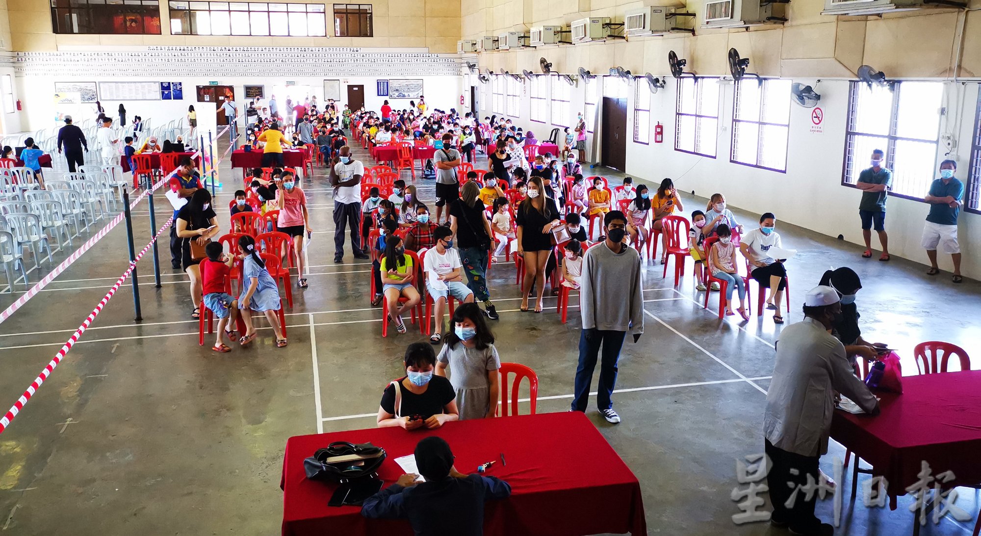 社区动态／古田会馆接种中心 允孩童登门接种