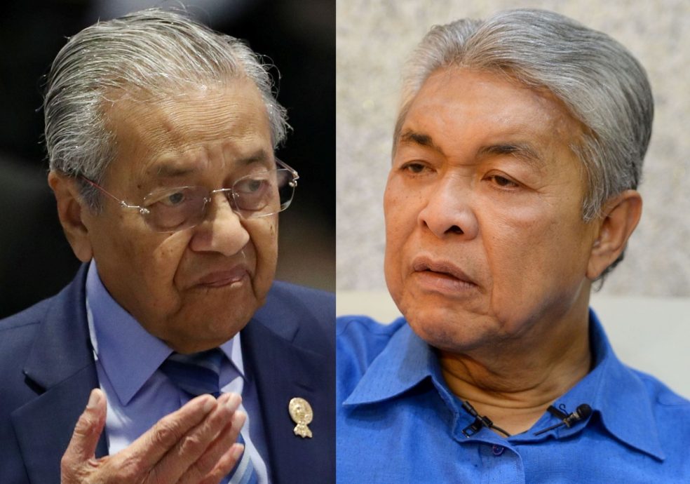 Blame your boss for GE loss, Dr M tells Zahid after 