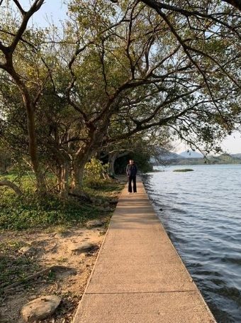 住家附近海景变成地盘  邓萃雯感慨：海边都被地产商霸占了	