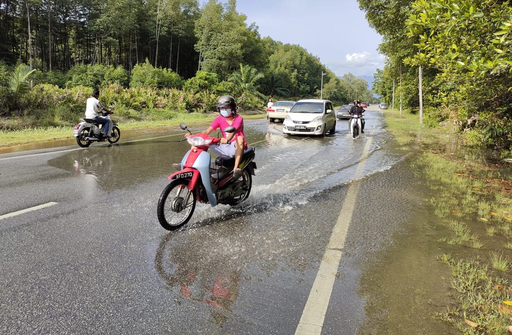 太平十八丁路频水浸居民受困扰吁解决