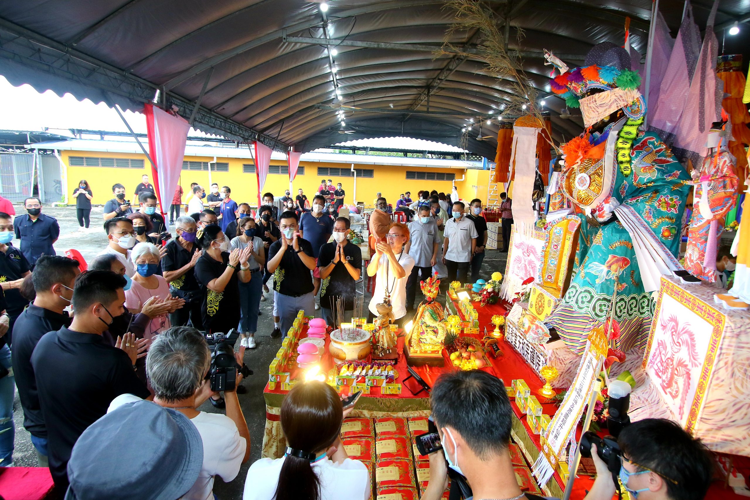 槟岛旧渡轮码头办跨宗教超度安灵祈福大法会 超度亡魂