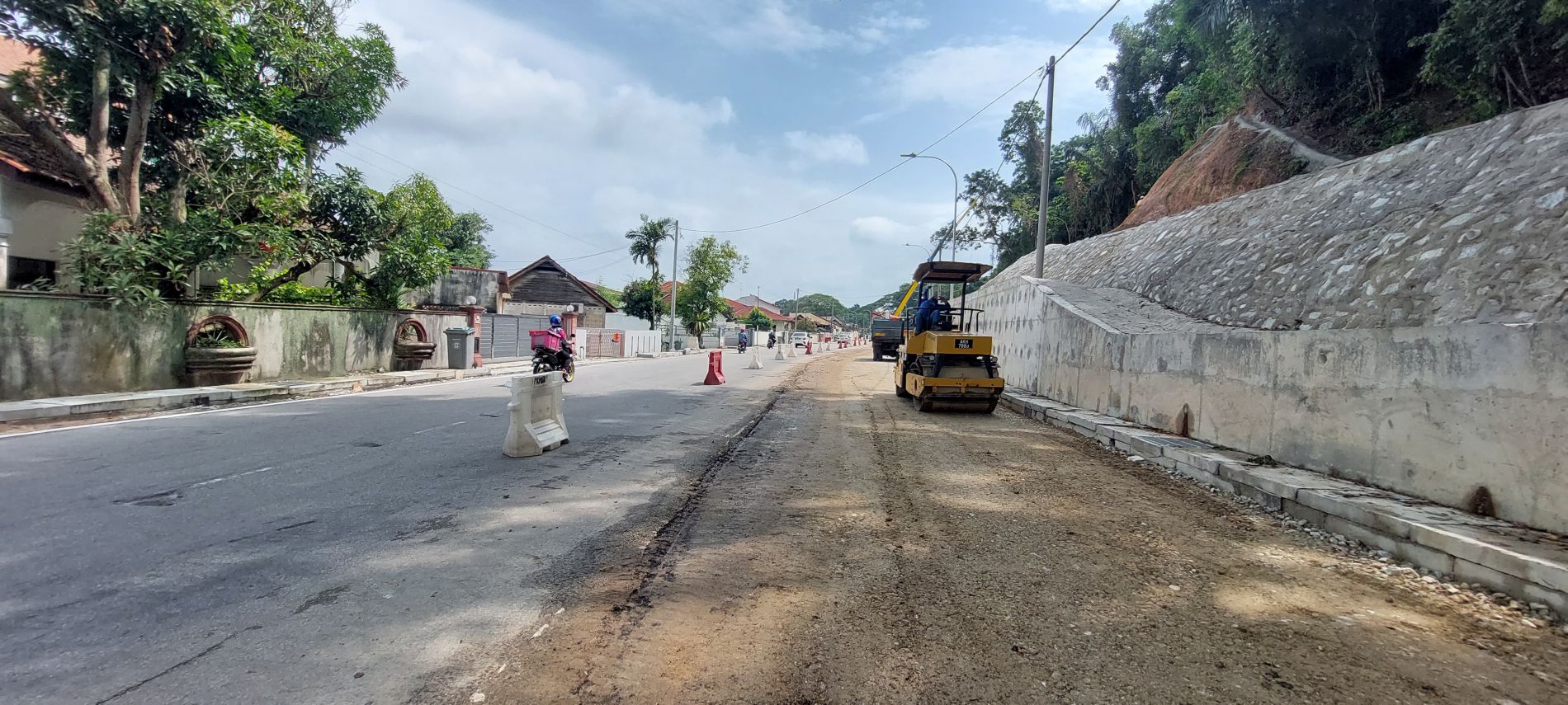 （古城第三版主文）甲市圣约翰路扩建工程将分二阶段局部封路以铺路