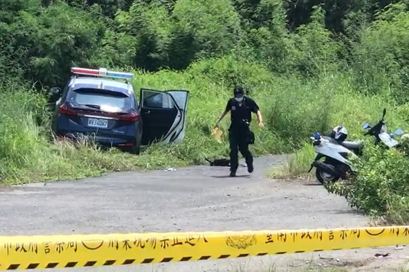 台两警遭割颈放血亡　疑凶夺枪子弹逃逸