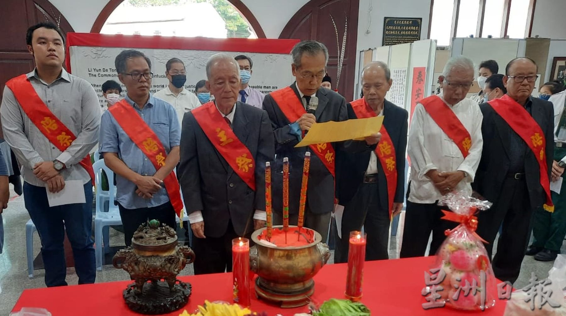 （古城第四版主文）祭孔仪式 特殊小孩木志洋背诵论语，感动全场嘉宾