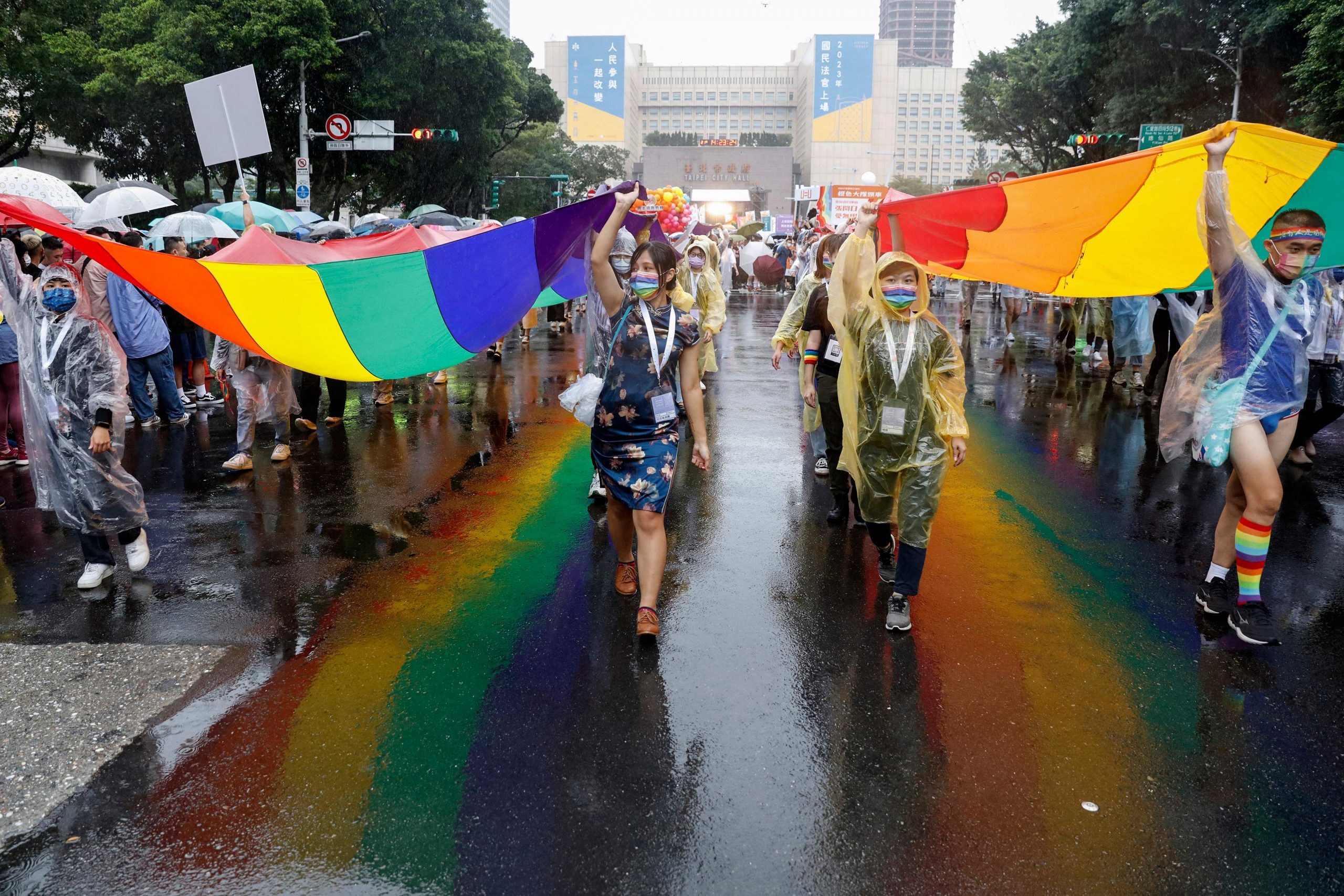 台湾同志游行20周年 蔡英文：能选择婚姻已是平常事