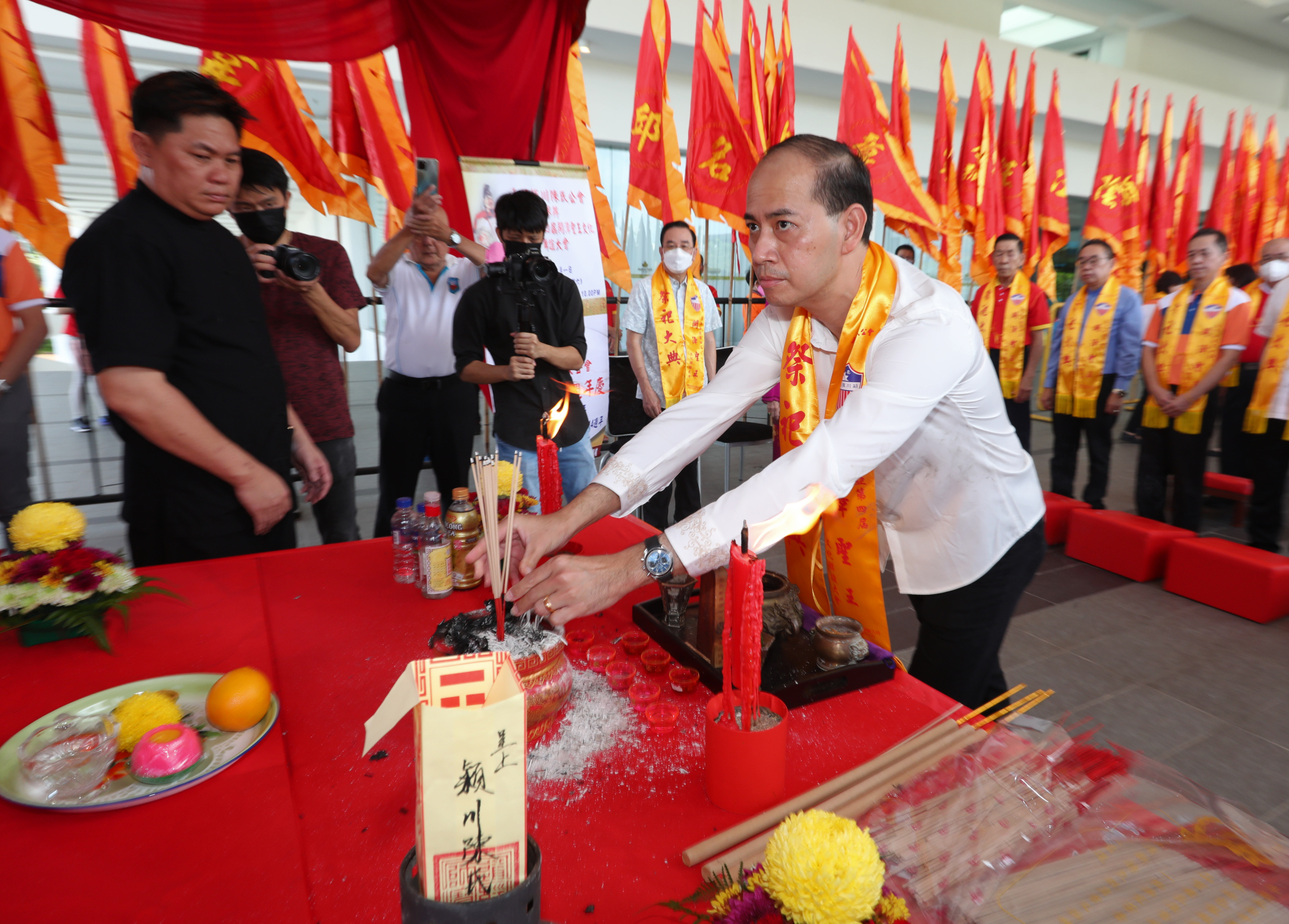 全馬逾20陳氏宗親會參與  ​開漳聖王祭祀大典順利舉行