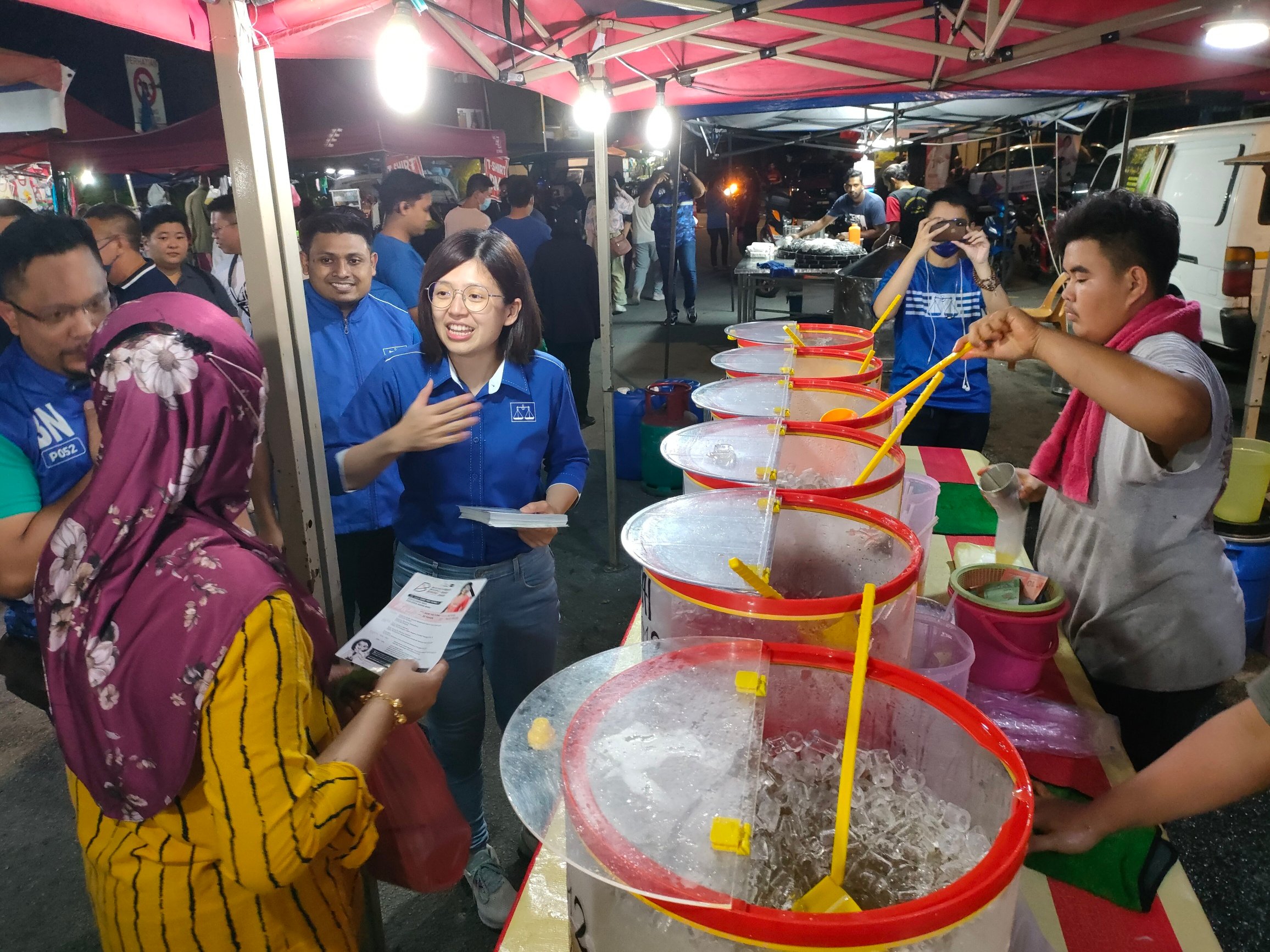 开战故事（大北马）（开战故事）选战开打 候选人夜市拜票