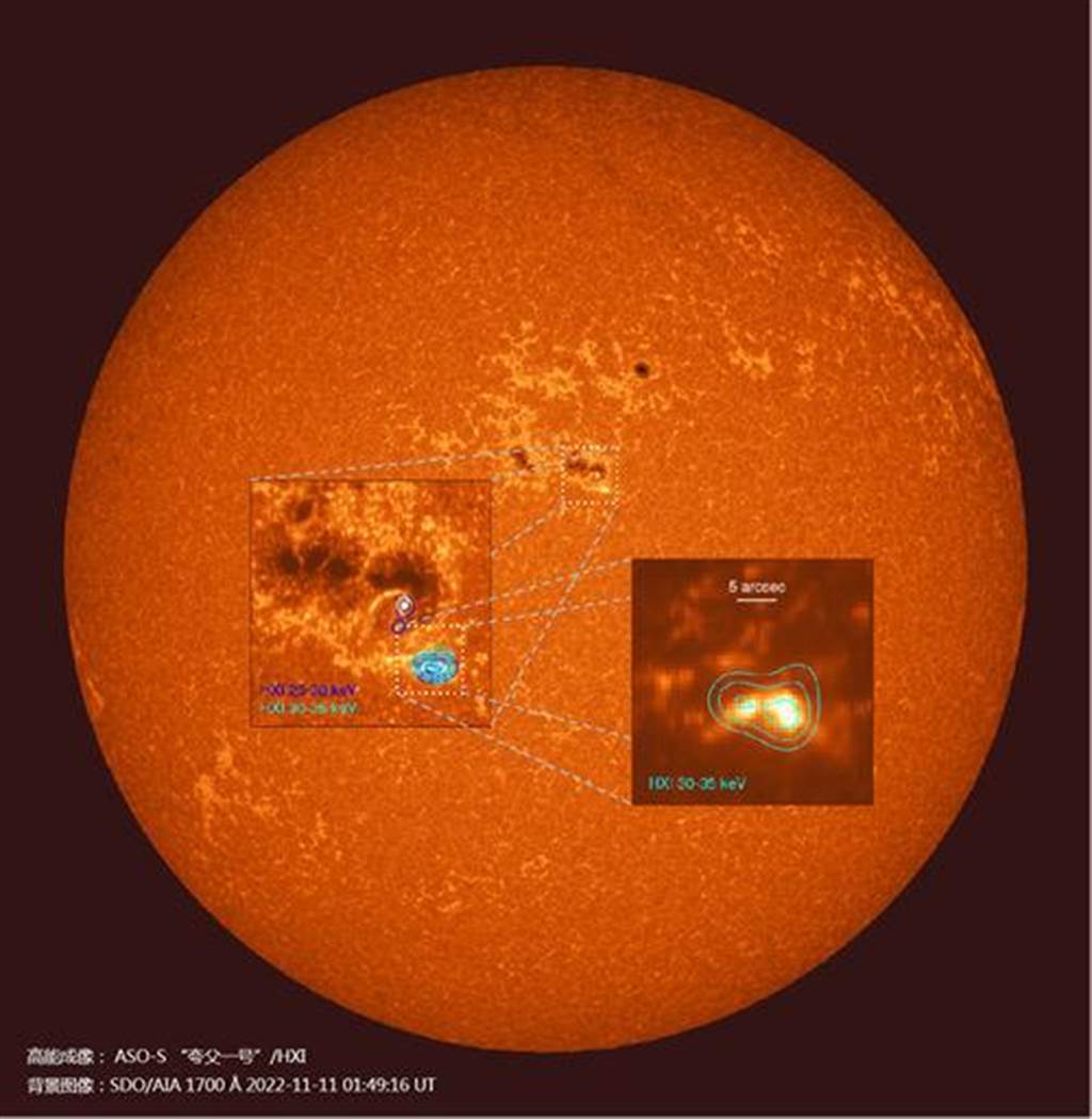 太阳探测卫星夸父一号　首批科学图像公布