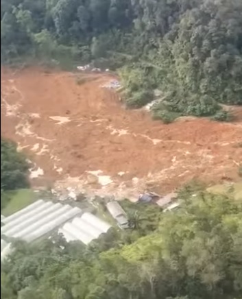 峇冬加里露營地土崩 滿目瘡痍畫面觸目驚心