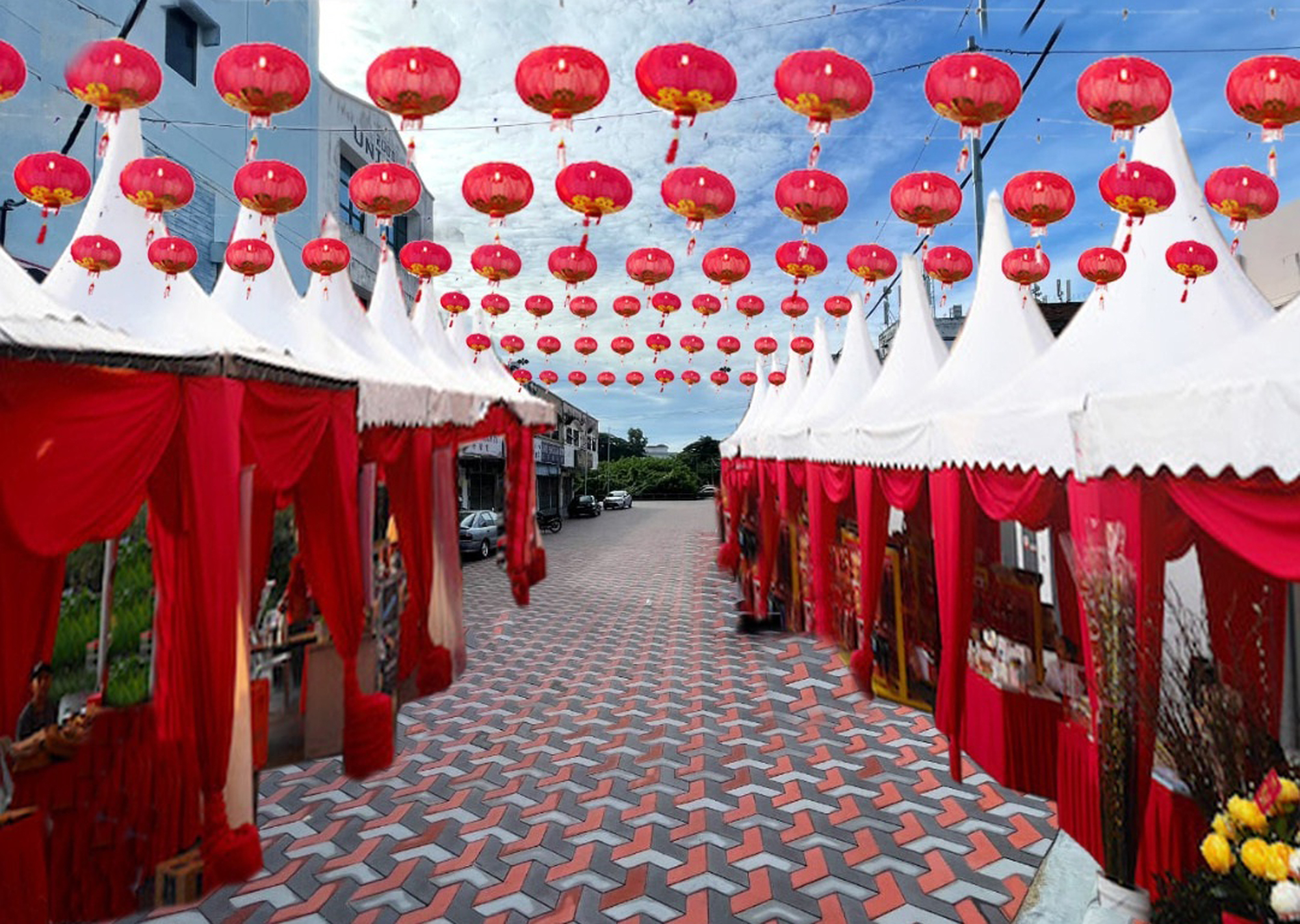 甘文阁年货街装备就绪 12月30日迎客来