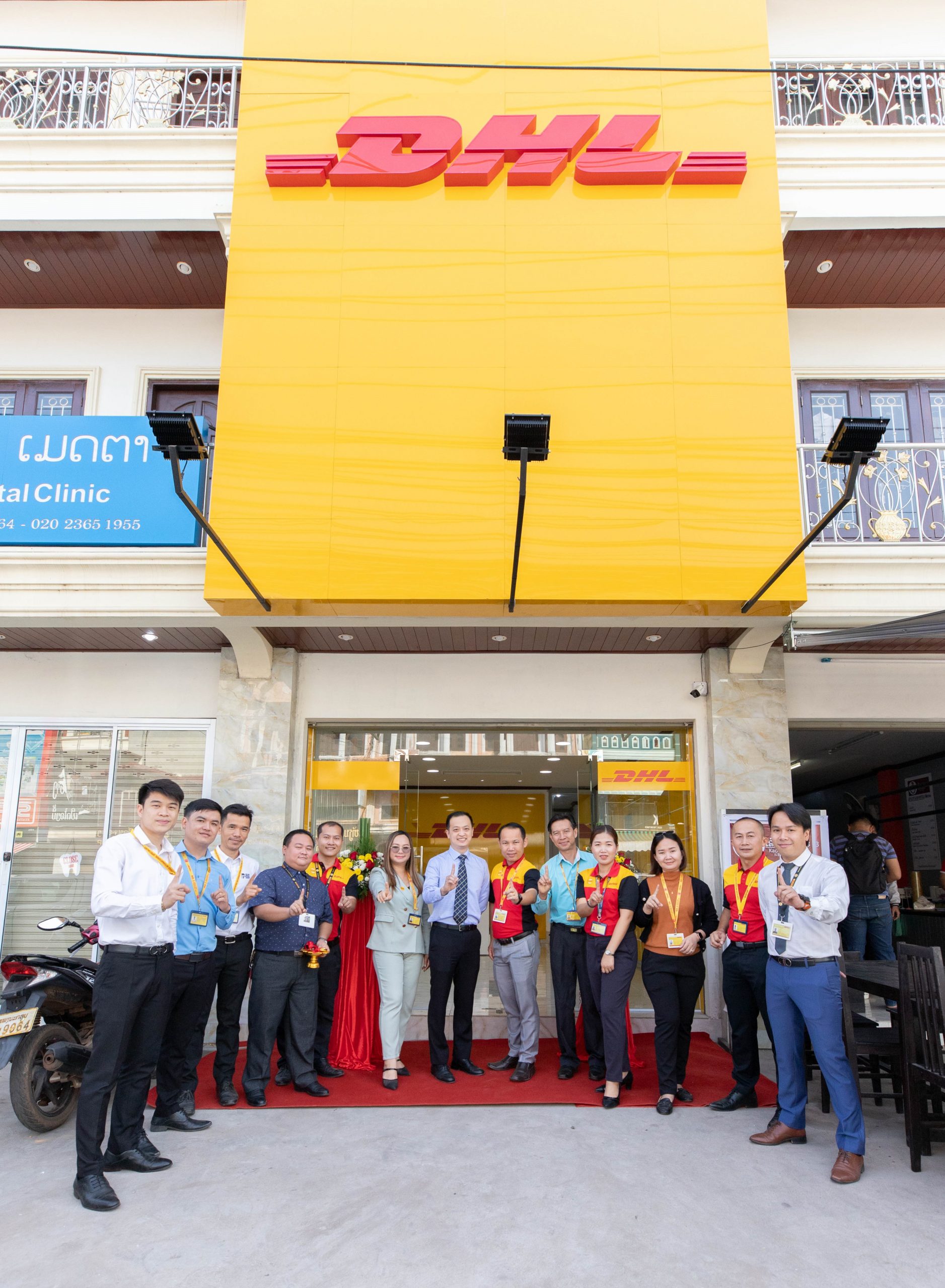 DHL Express opens new service point in Xaysettha District in Vientiane