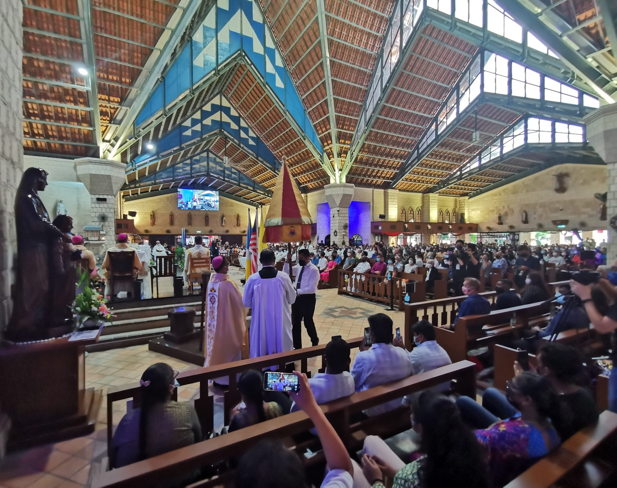 (全国版)大山脚圣安纳圣殿昨晚庄重宣布升格圣殿（Minor Basilica）弥撒庆祝仪式庄严隆重