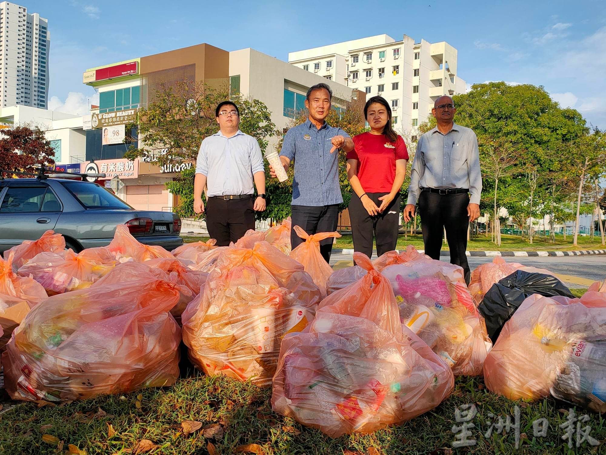 （大北马）槟岛市政厅垃圾增加记者会