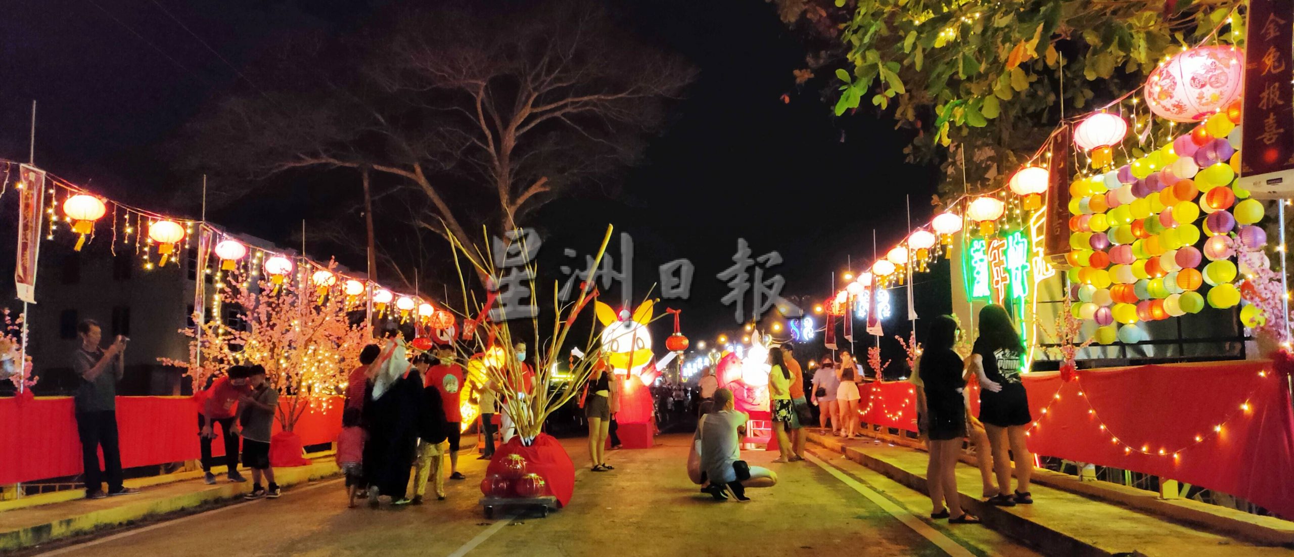 （大北马）玻中总新春嘉年华引爆，连续3晚亚娄老街添春意