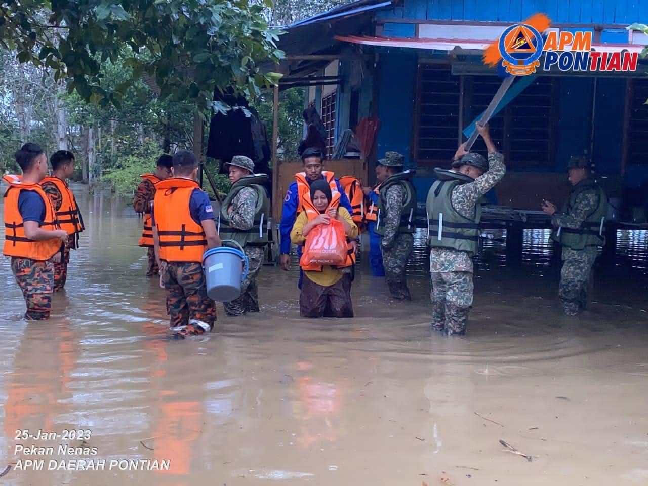 连日豪雨灾情恶化，柔7县水灾灾民人数破5000人