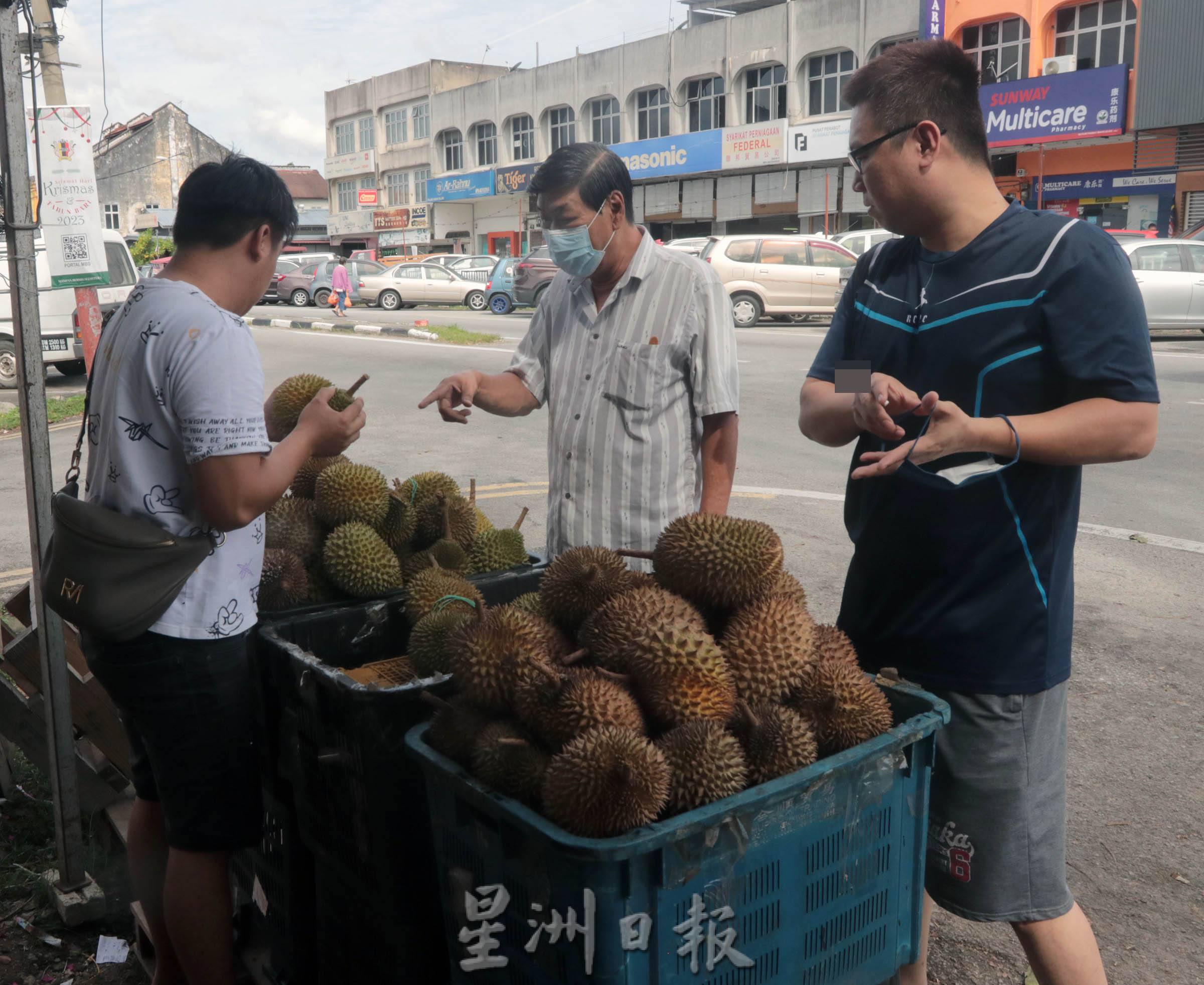 NS芙蓉/文丁榴梿季节收成欠佳，路边摆摊档口大幅减少