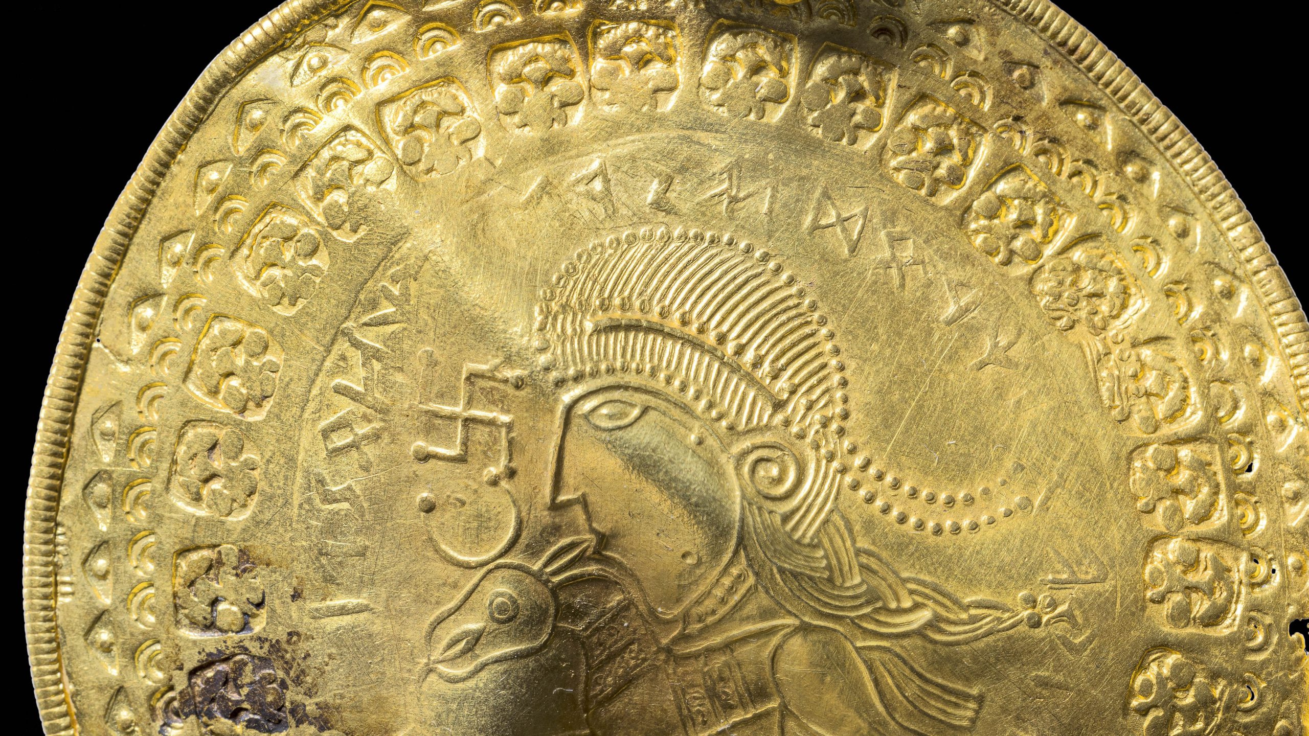 ラウンド 【徳】旧家蔵出『唐 古銅塗金製造 銭幣鈕印章』古美術品 骨董 