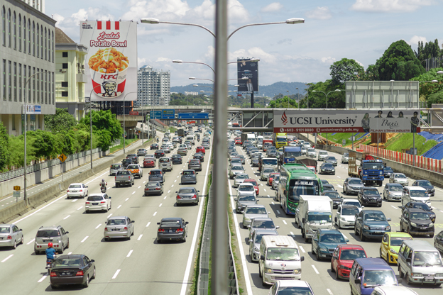 Kuala Lumpur, Malaysia - 13th February, 2018:  train arrive in L