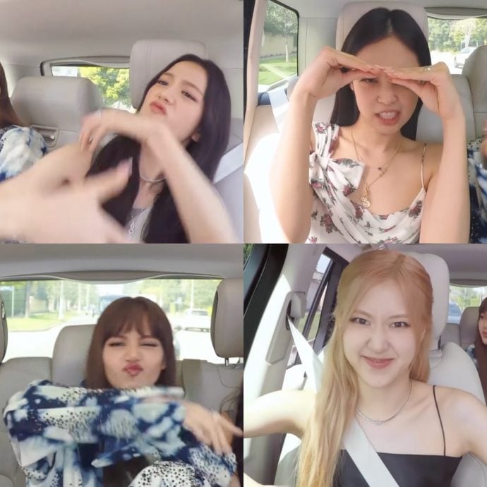 BLACKPINK登《Carpool Karaoke》 占士柯登嗨到比中指