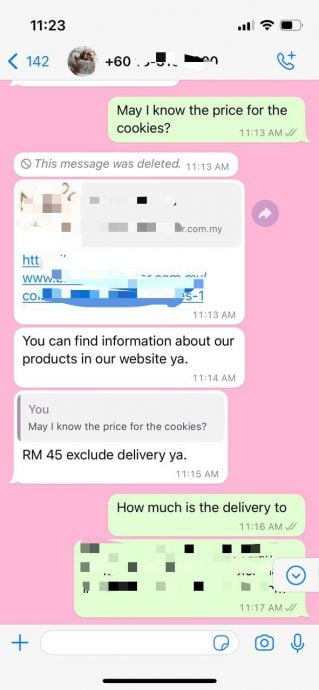 網購RM45糕餅從隆到沙亞南  女子：運費竟貴過糕餅近倍！