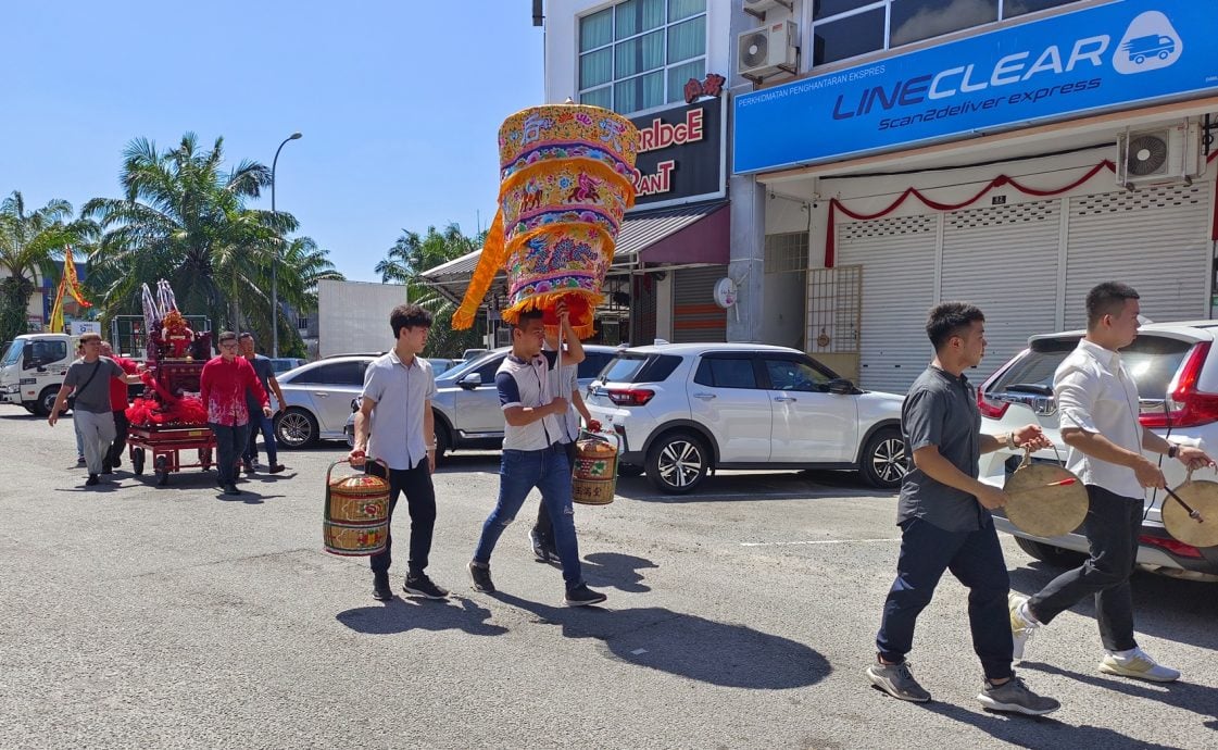 （大北马）广泽尊王与妙应仙妃大喜之日，今日在吉打天后宫隆重举行。