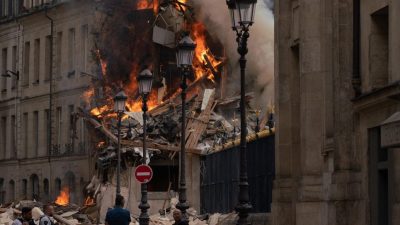 巴黎建筑物气爆　4死37伤