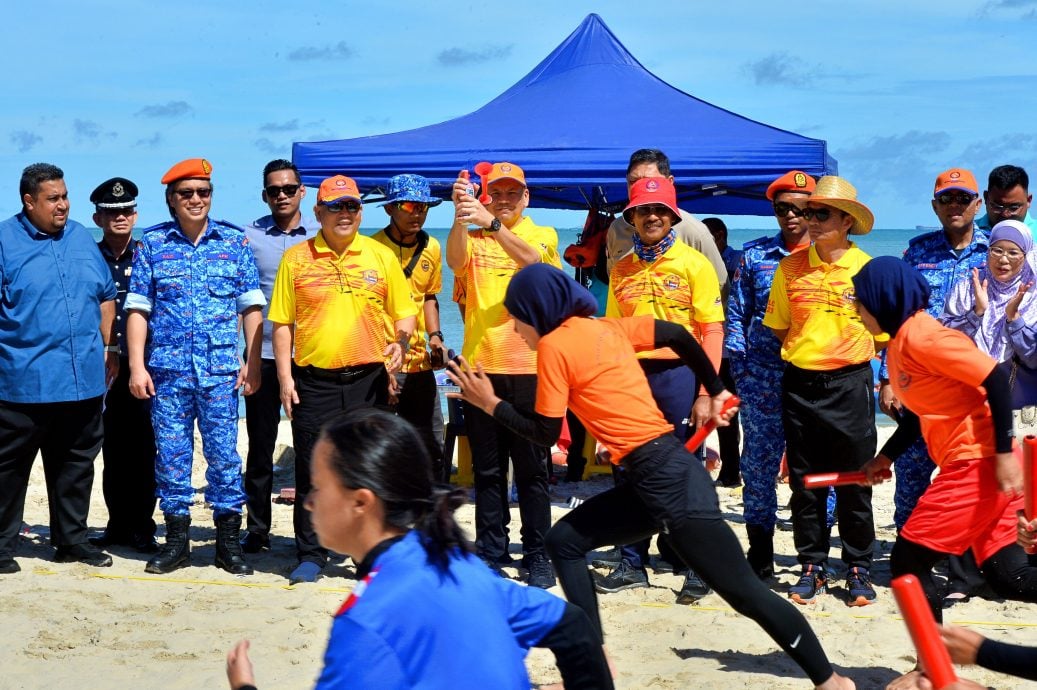 全國版：阿米佔：APM海灘志願救生員培訓津貼從每日5令吉增至40令吉