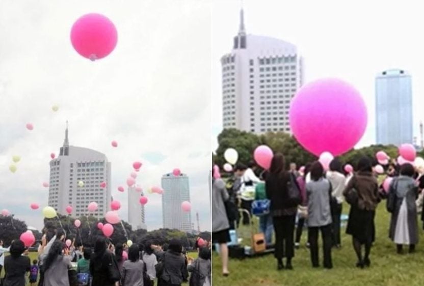 拚盘）无人祭奠 无地可葬 日本社会超老龄化下惊现气球葬礼