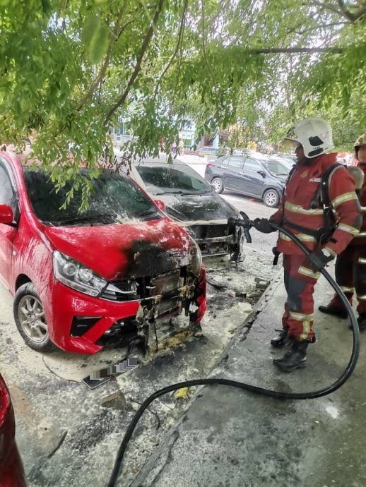 瘋子縱火燒巴生武吉丁宜6車