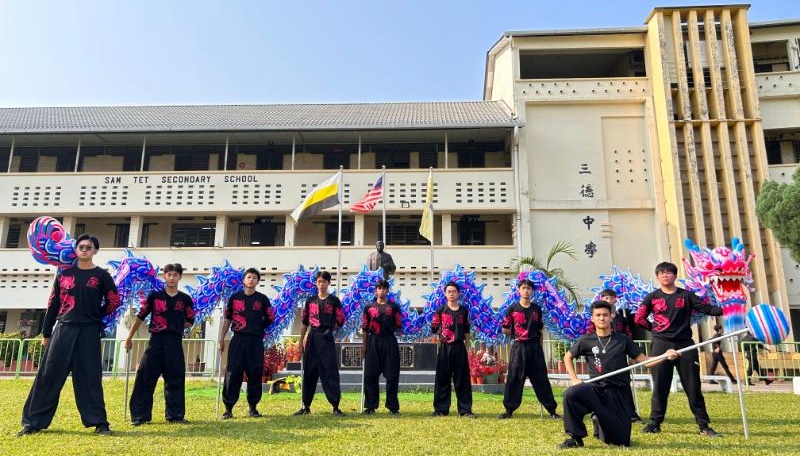 结合华乐武术 三德华中729办《拳乐》晚会