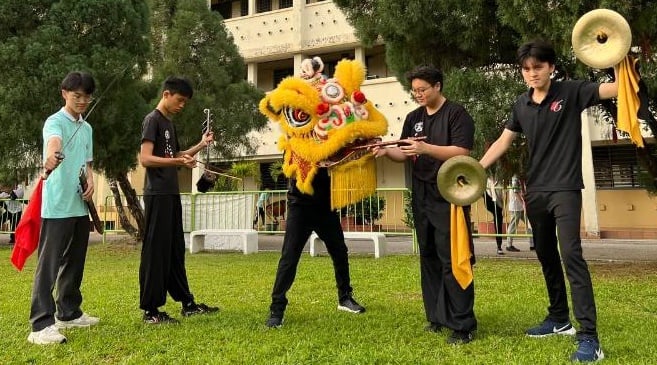 结合华乐武术 三德华中729办《拳乐》晚会