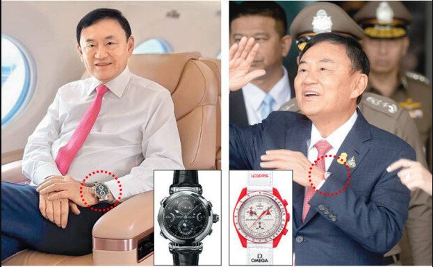 塔辛在专机上戴1千多万Patek Philippe，回国后换1千令吉Swatch