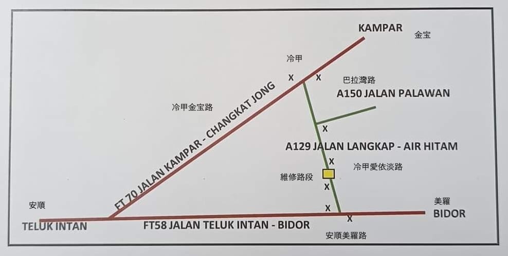 水闸通爱依淡路段 维修道路白天关闭