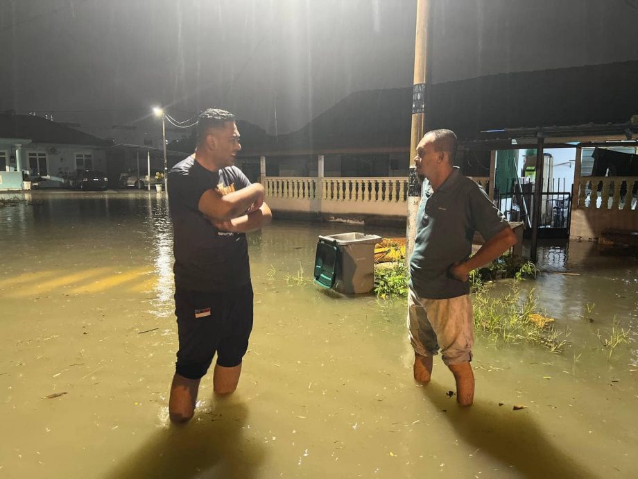 （古城第二版主文）凌晨一场豪雨造成甲州一些地区水灾