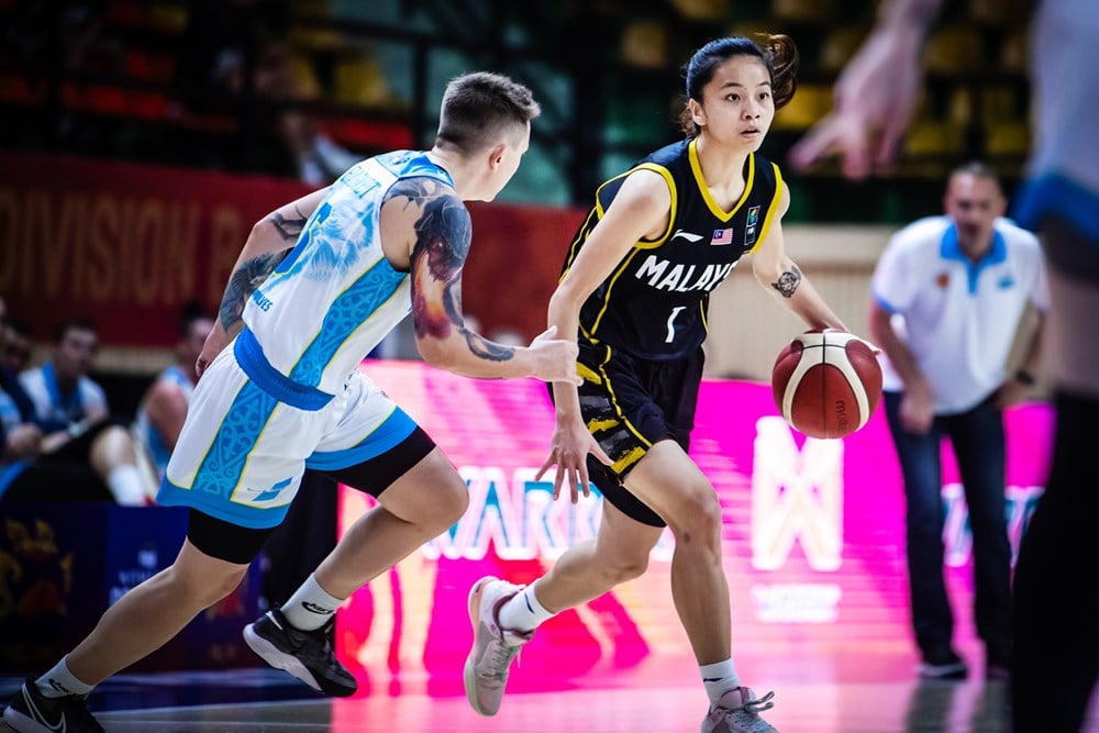 FIBA亚洲杯女篮赛| 名次赛力克哈萨克  大马女篮用胜利送别主帅