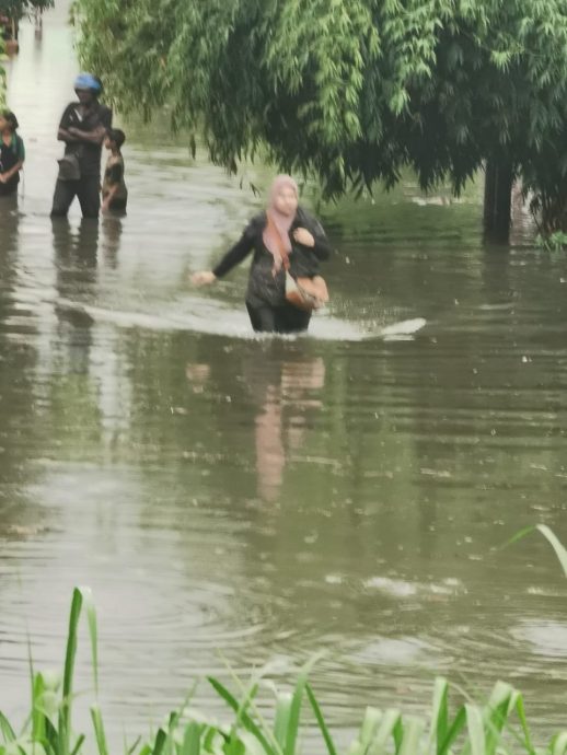 大霹雳封底下方／一场豪雨水位达三四尺 巴占多区发生水灾