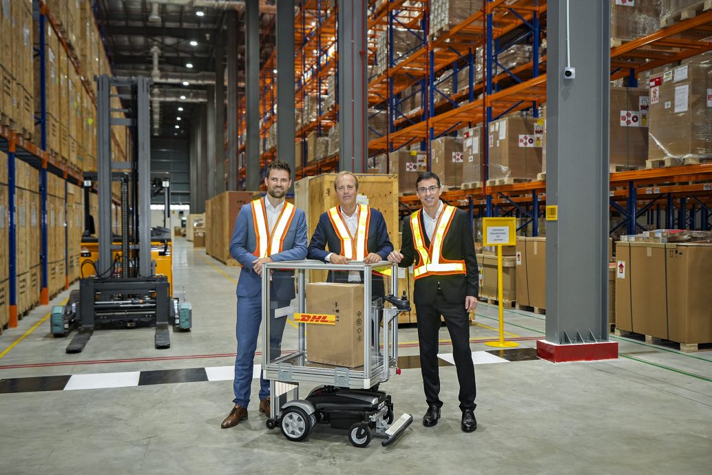 (From L to R) Mario Lorenz (Country Managing Director, DHL Supply Chain Malaysia), Andries Retief (CEO, DHL Supply Chain Southeast Asia), Oscar de Bok (CEO, DHL Supply Chain), Javier Bilbao (CEO, DHL Supply Chain Asia Pacific) at Penang Logistics Hub 4