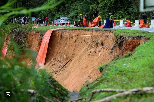 报告:峇冬加里露营地土崩主要因为下雨造成