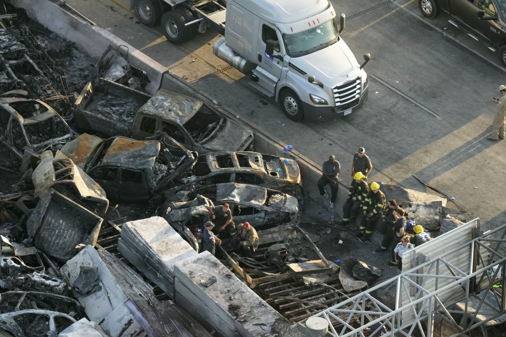 美公路158车撞成一团！「超级雾」酿恐怖追撞7死