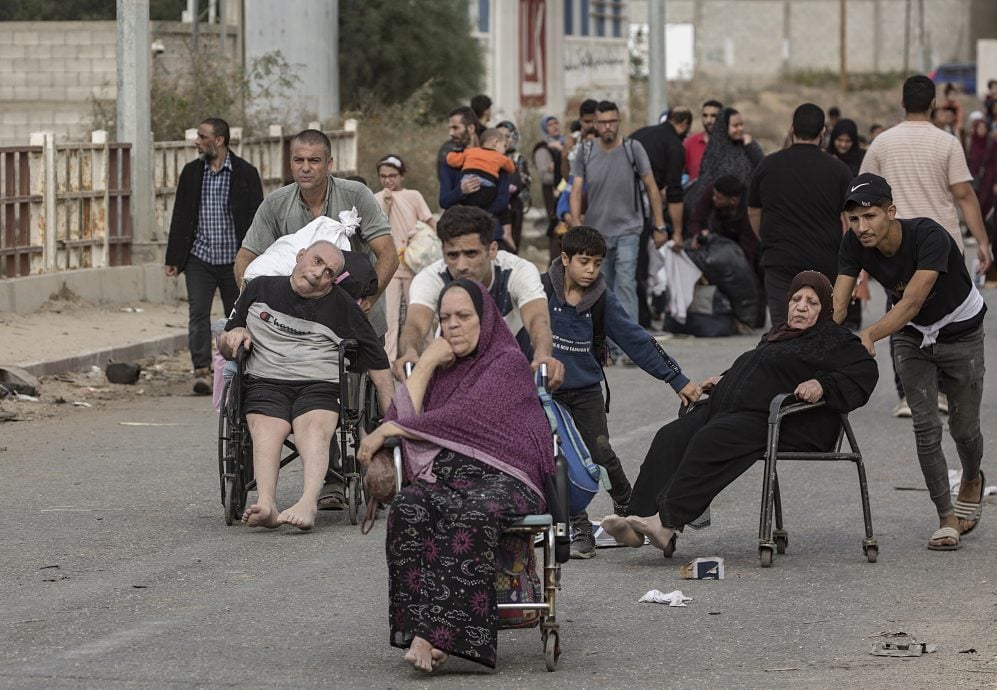 以巴 PALESTINIAN-ISRAEL-CONFLICT-HOSPITAL