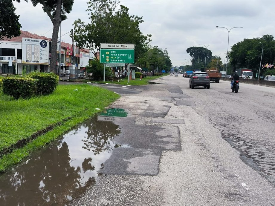 大都会/民政党巴生轰巴生多道路破损路烂