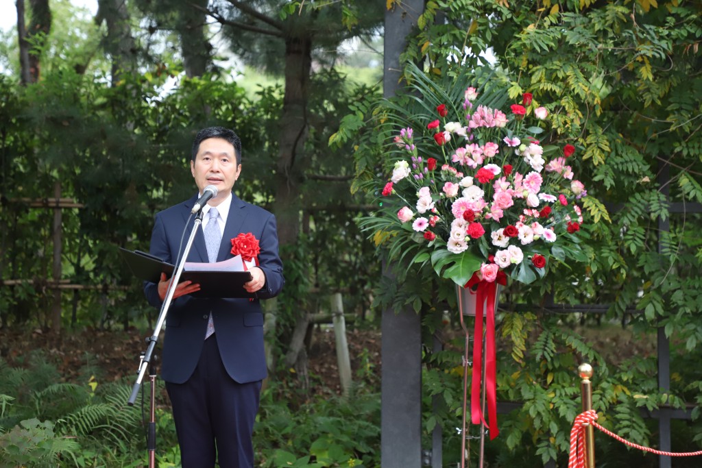 孙中山铜像日本北九州揭幕 永置革命金主安川敬一郎旧居