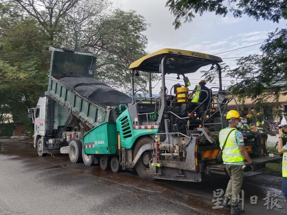 怡市厅：杯凝胶柏油技术重铺道路  更耐用提高路面质量