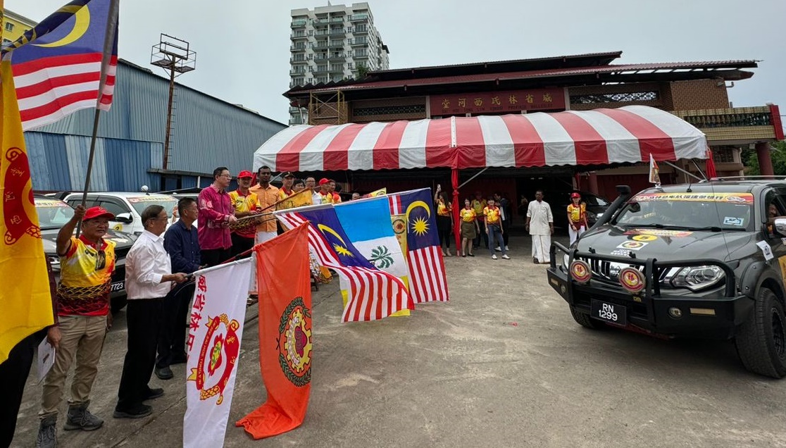 林氏始祖堅公福建祭祖行 越野車隊出發赴華